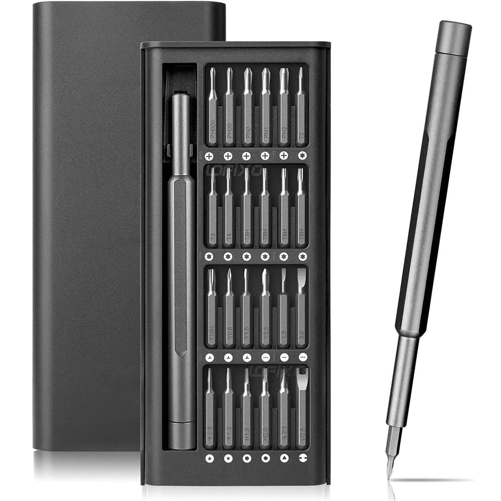 Schrauberbit Set,Bit Set Werkzeuge bitsatz für a 25-in-1-Präzisionsschraubendreher-Set Mini mit 24-teiligen Schraubendreher-Bits, kleinem Reparatur-Handwerkzeug-Kit(63 in 1)