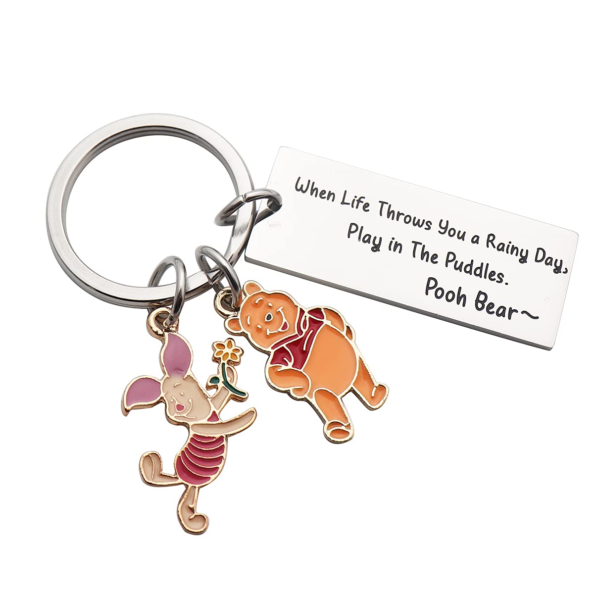 Winnie The Pooh Gifts For Women Pooh Bear Piglet Keychain