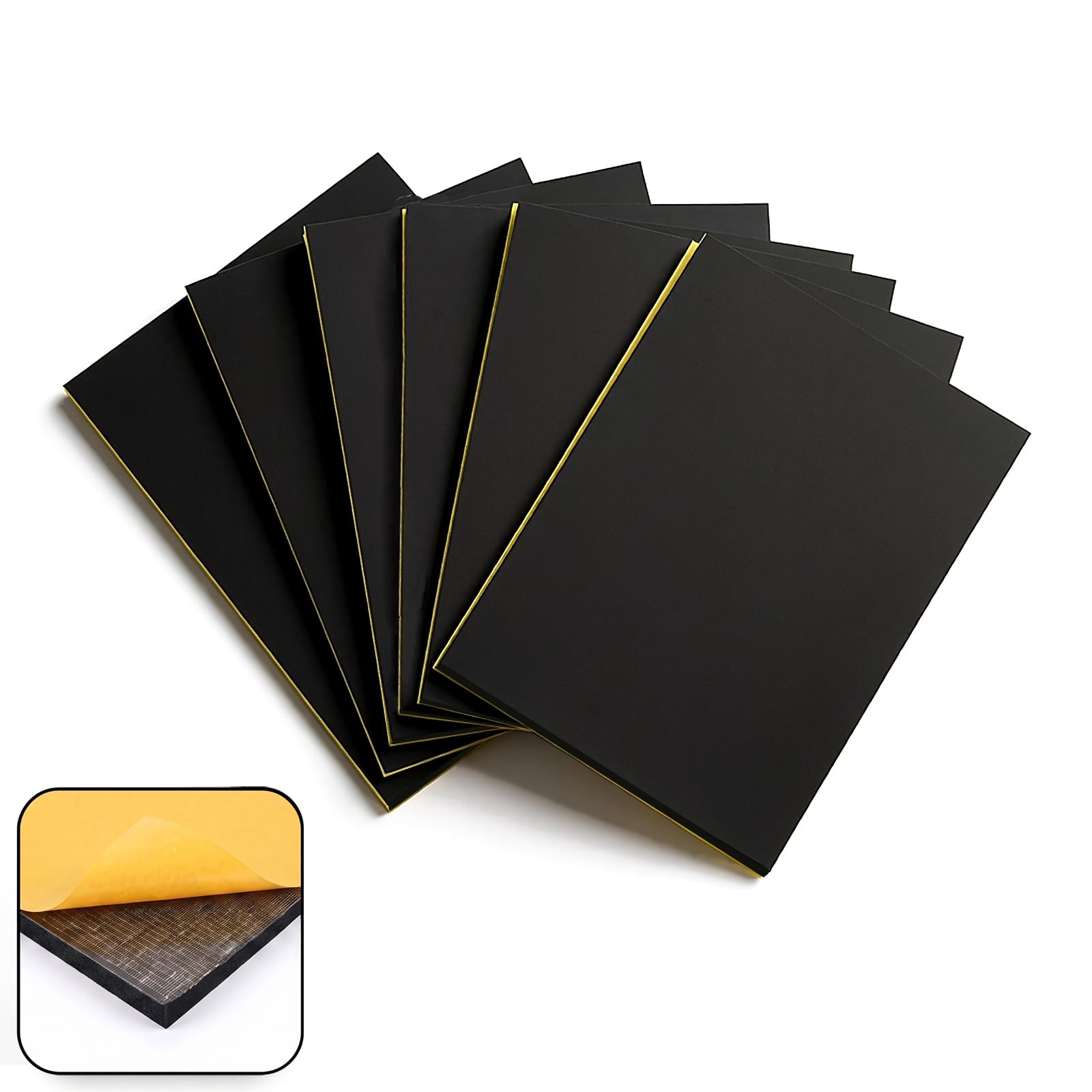 XLTBOMS 6 Pcs Foam Sheets Self Adhesive - 10mm Thick - 300mm(L) x210mm(W)