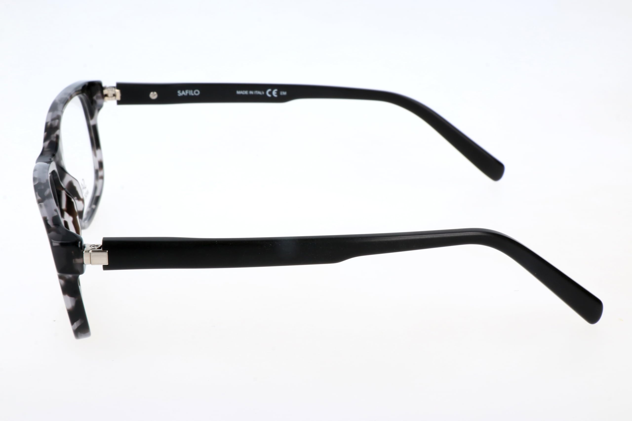 Safilo 1079 damskie / damskie designerskie zawiasy sprężynowe pełne obręcze Casual segment premium klasyczne okulary/okulary do oczu (54-16-145, szary Havana Black), Szary Hawana Czarny, 54-16-145