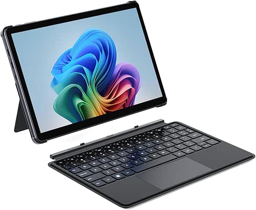 ADREAMER 10.1" Win 11 Tablet, 2 in 1 Tablet Laptop,
