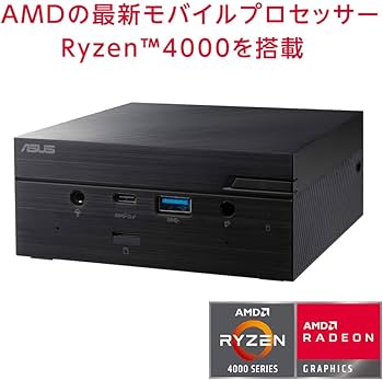 Amazon | ASUS ミニPC PN50-BBR025MD / AMD Ryzen R3 4300U / 4MB