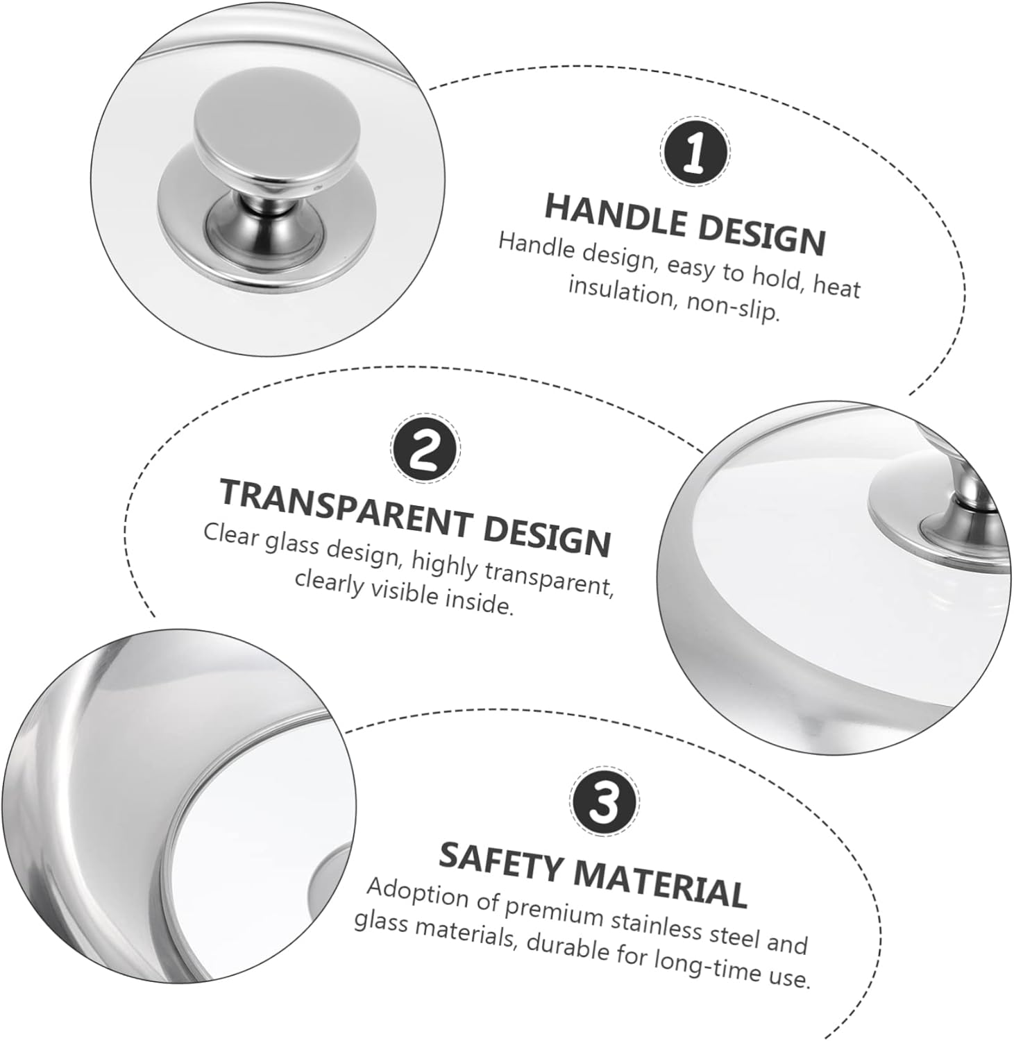 2 個の耐性ハンドル蒸し窓パンドームホルダーアクセサリープロテクターステンレスと多世帯のクリアソテーに溶ける屋内ユニバーサル火傷防止