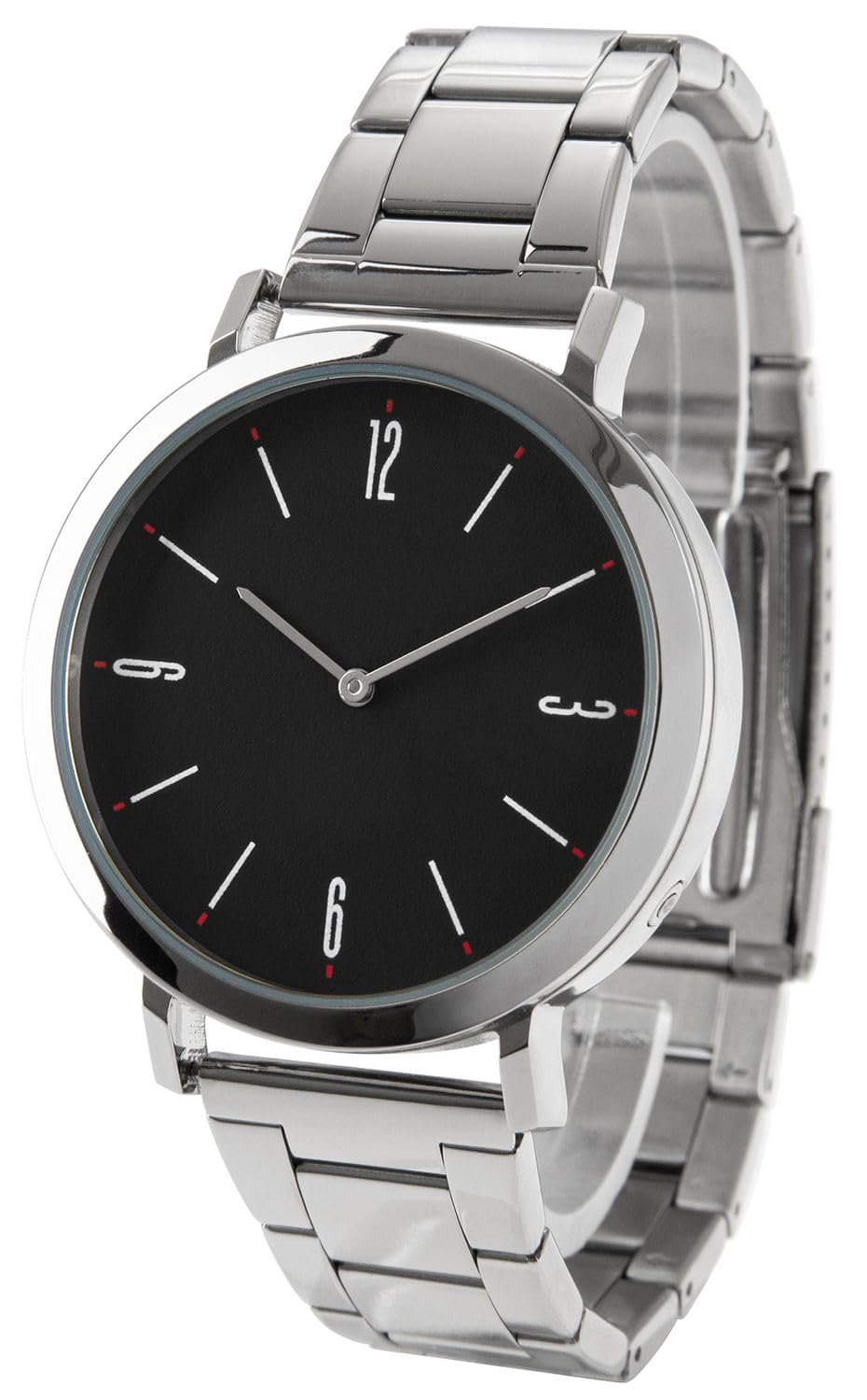Funk-Armbanduhr Herren, mit Metall-Uhrband