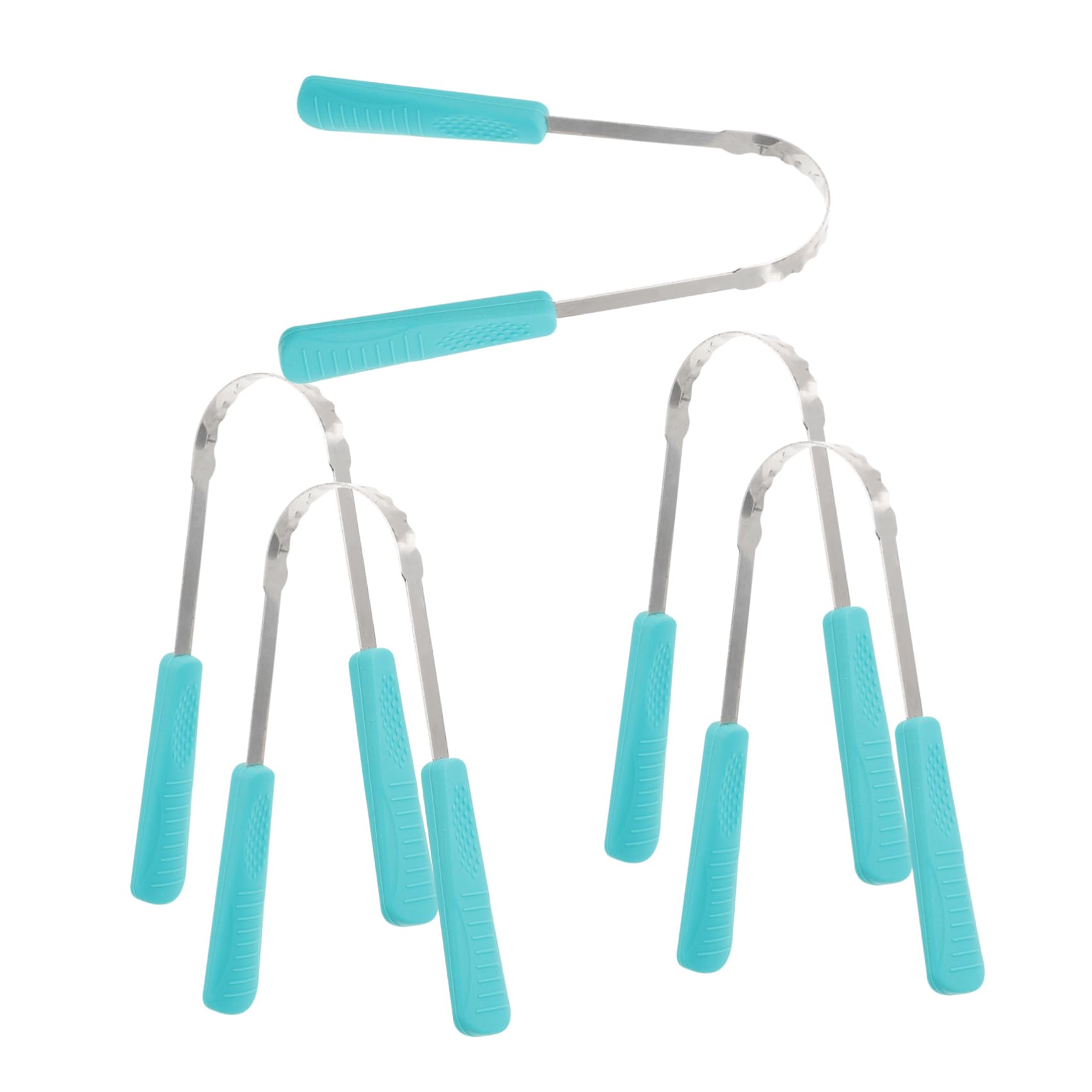 minkissy 15 Pz raschietto per lingua portatile scraper boca fornitura di denti strumento per la pulizia dell'igiene orale detergenti per la lingua raschietto per la lingua pulito detergente