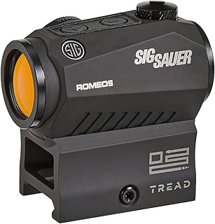 SIG SAUER Romeo5 1x20mm Tread Closed Red Dot Sight | High-Performance Durable Waterproof Fog-Proof Compact 2 MOA Red Dot S...
