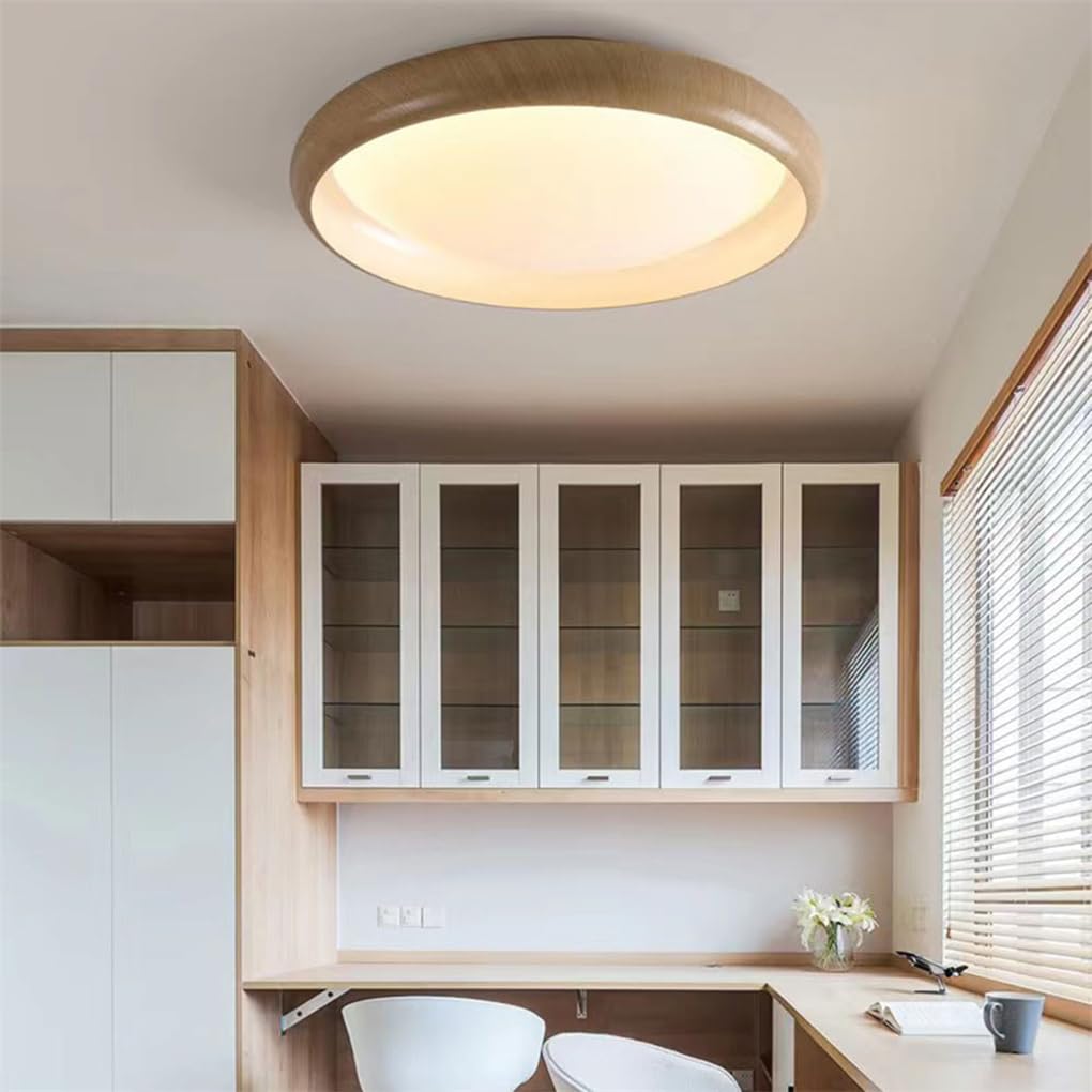 Plafonnier LED moderne unique rond plat 5000K lumière du jour blanc 2400lm lampy plafonowe blanches à intensité variable super lumineuses pour chambre à coucher cuisine couloir s