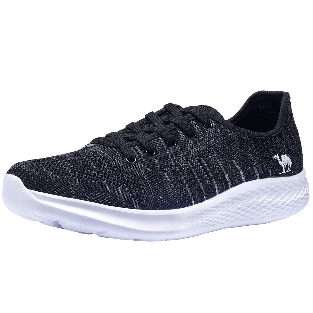 CAMEL CROWN Men’s Walking Shoes Mesh Lightweight Running Shoes Breathable Non-Slip Sneakers