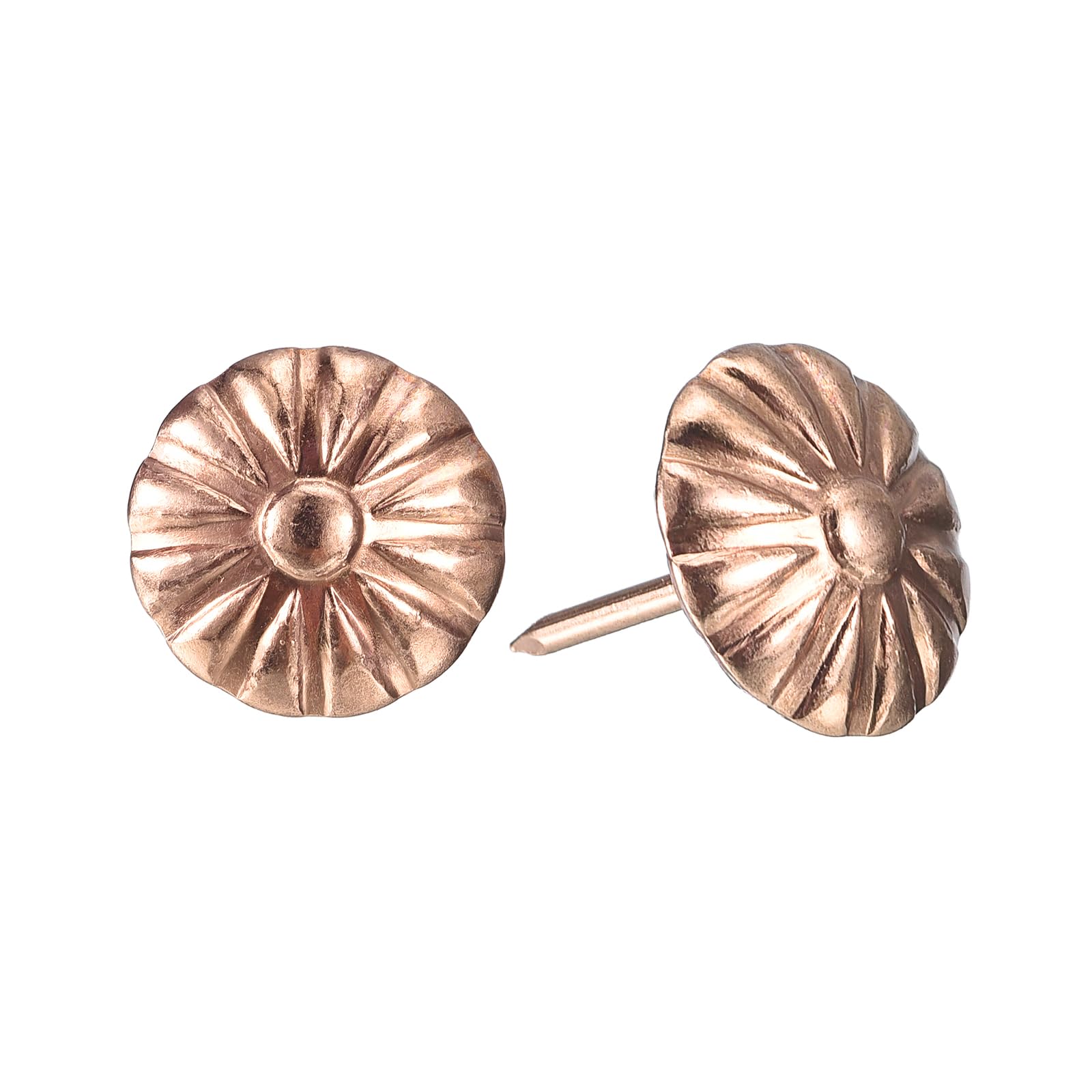 Punaises d'ameublement or rose 19 x 23 mm clous tapissier acier carbone pour meuble