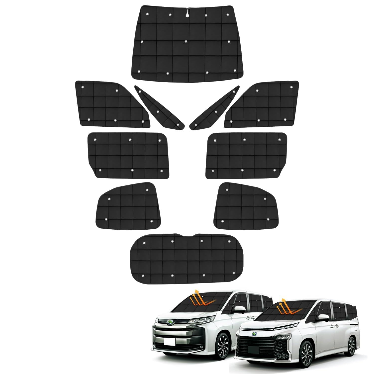 Amazon.co.jp: AUTO SPEC トヨタ ヴォクシー サンシェード 1台分 ノア