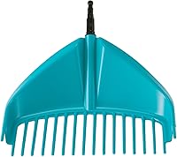 Vista 2 de Gardena Combisystem Rastrillo de pala: rastrillo de pala fácil de manejar para rastrillar juntos y levantar hojas y residuos de jardín, cuenta