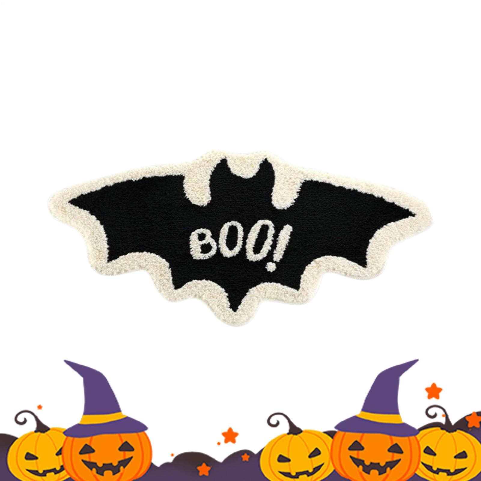 Felpudo de Halloween antideslizante y absorbente para evitar suelos mojados en casa