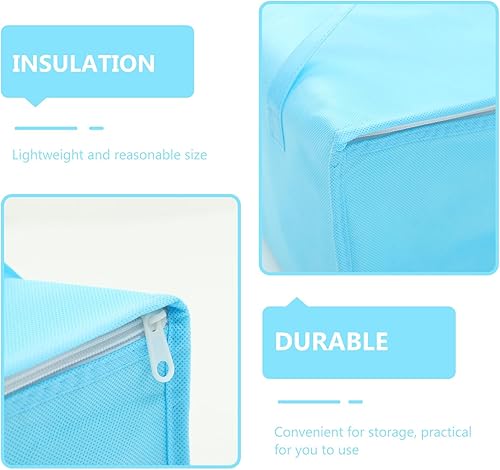 Miniatura 8 de BESTonZON Bolsa de almuerzo con aislamiento para hombres, bolsa de almuerzo caliente y fría, reutilizable, bolsa de comestibles para mujer, con