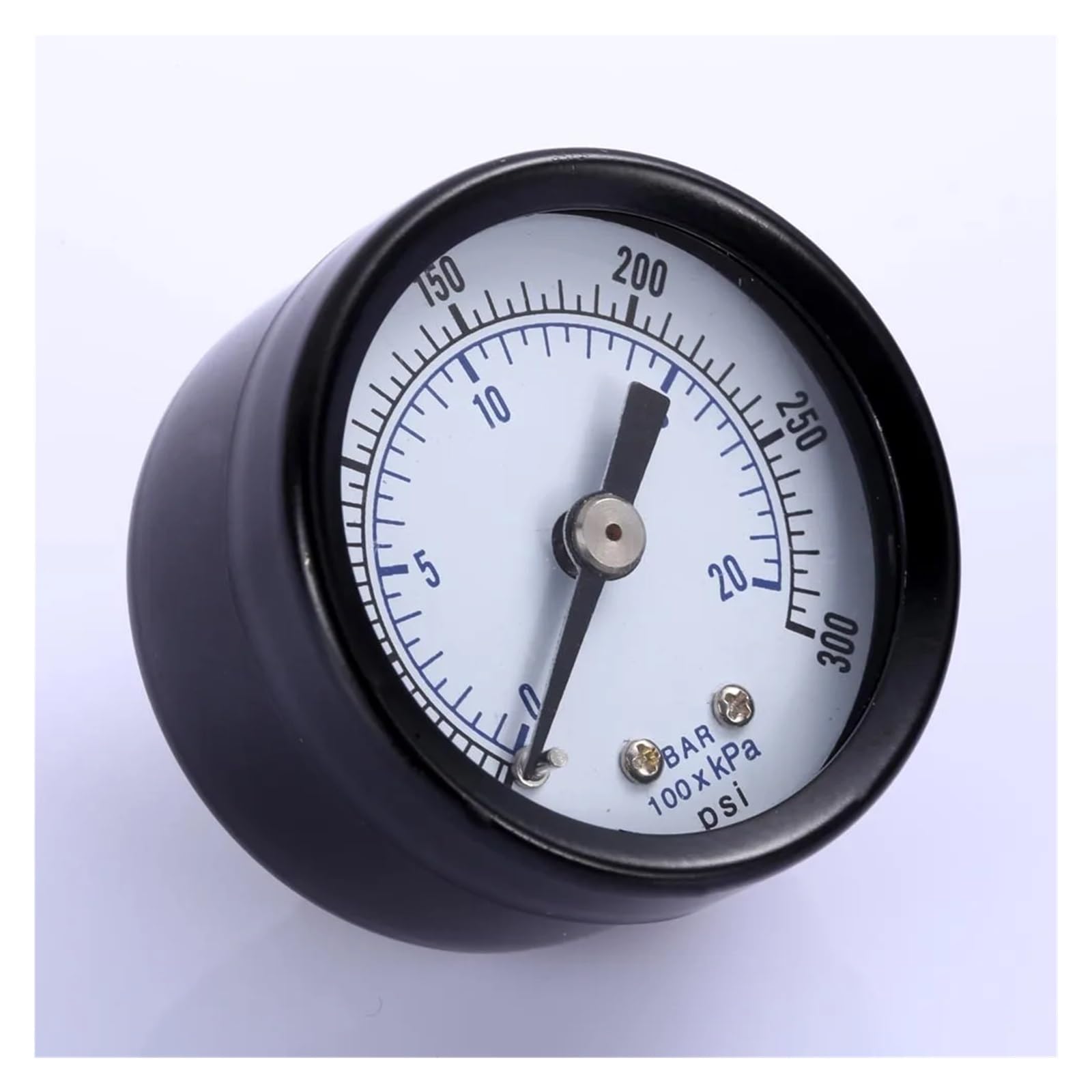 Manómetro de presión， Manómetro de presión for compresor de Aire de Doble Escala, Pantalla analógica, 0-20 Bar, 0-300 PSI, Esfera de 1,9 Pulgadas