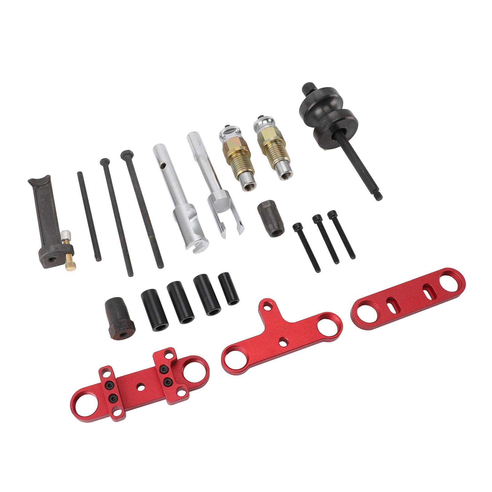 Keenso Kit di Strumenti per la Rimozione dell'iniettore di Carburante, Strumento per Motore in Acciaio al Carbonio per N20, N55, N54, Facile Installazione e Rimozione