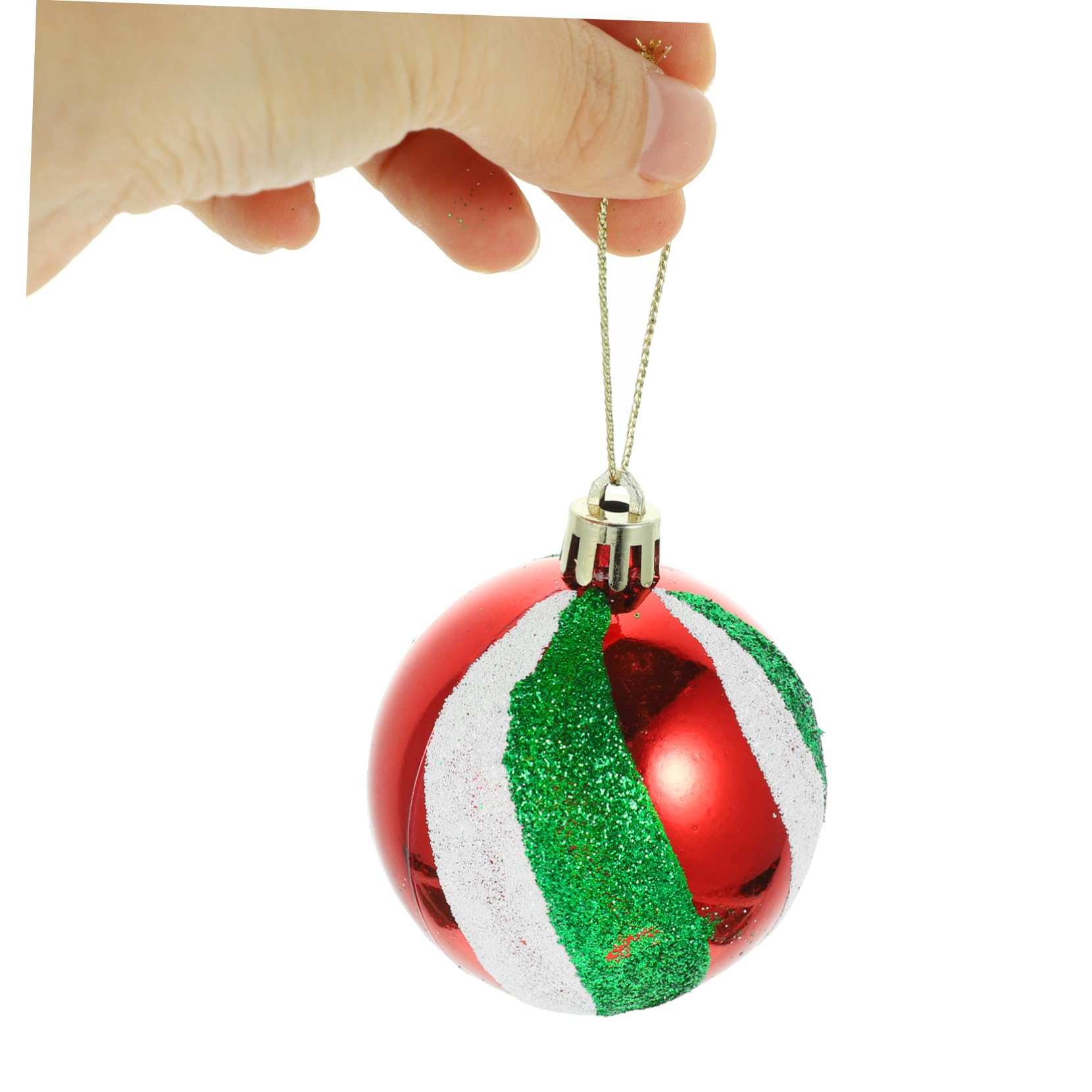 Alipis 48stücke Weihnachtskugeln Rot Grün Und Weiß Glänzende Christbaumdekorationen Für Festliche Anlässe Hängende Ornamente Für Weihnachtsbaum Weihnachtsdeko Weihnachtsfeier