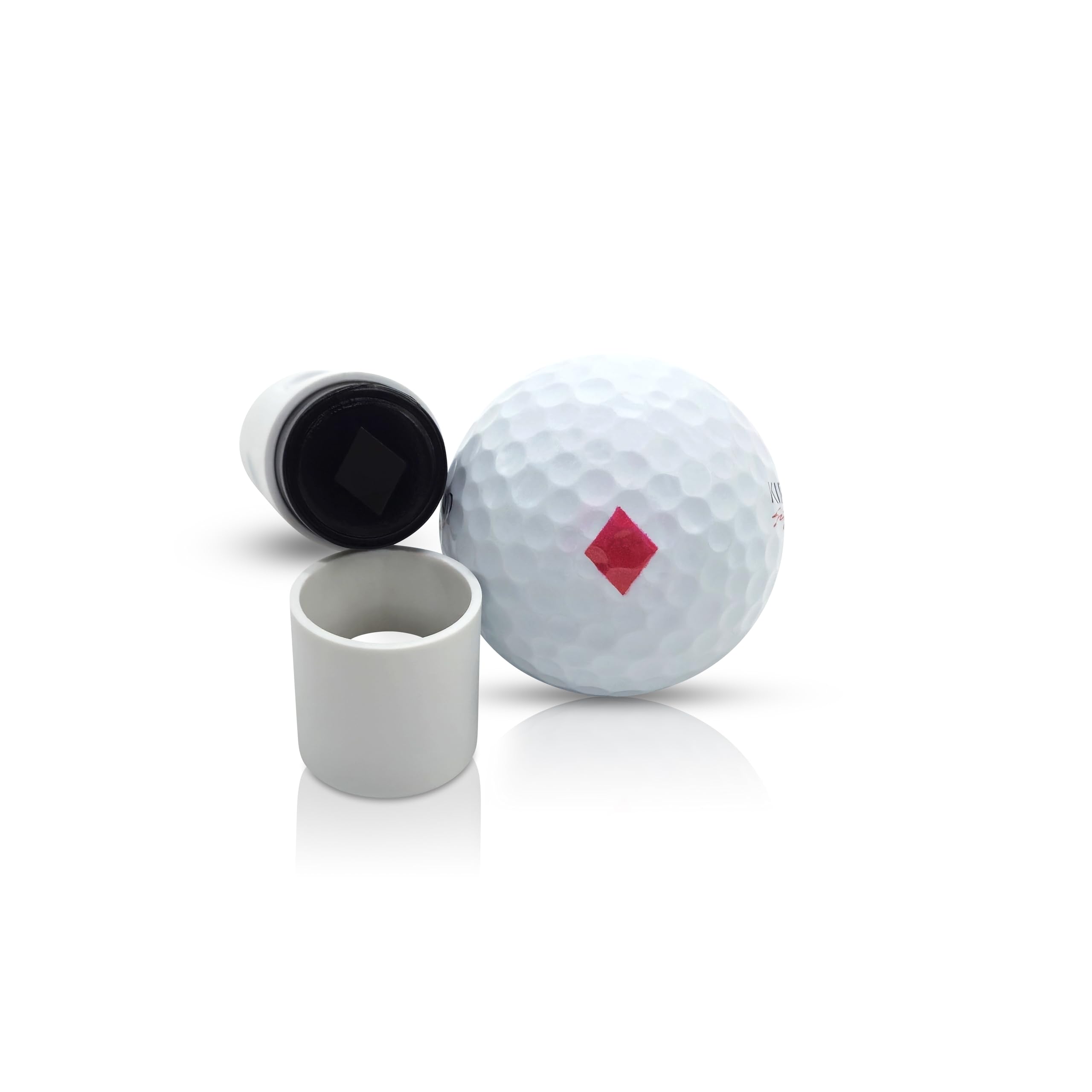 SWVL Sports Diamond Golf Ball Stamp Marker- Red โ image 1