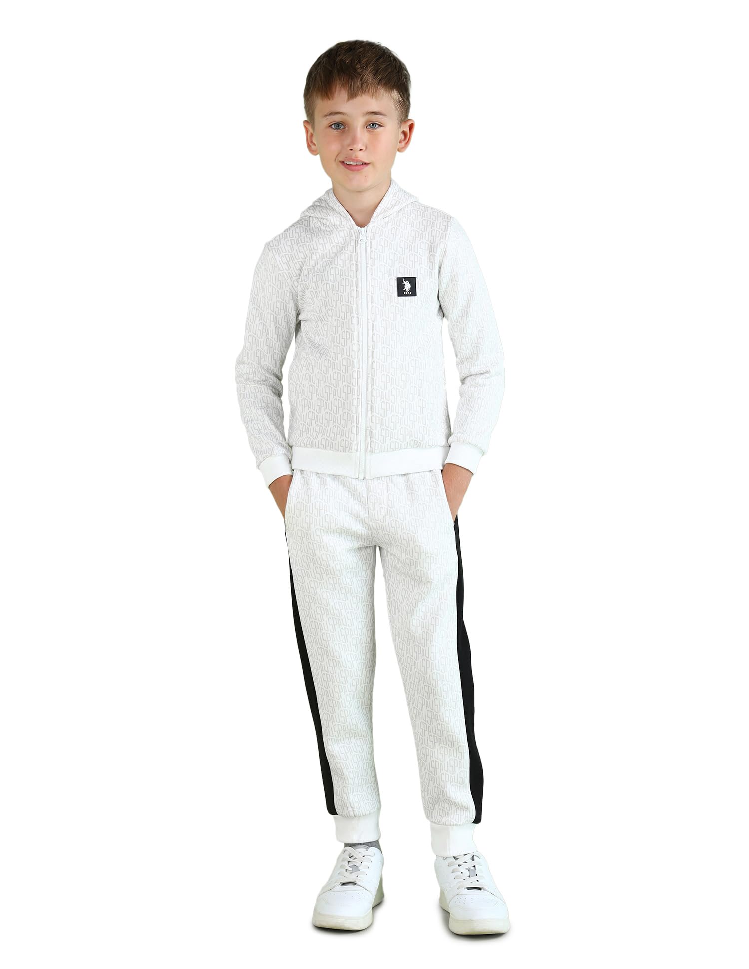 USPA Kids Boys Brand Printed Hooded Sweatshirt-image-36