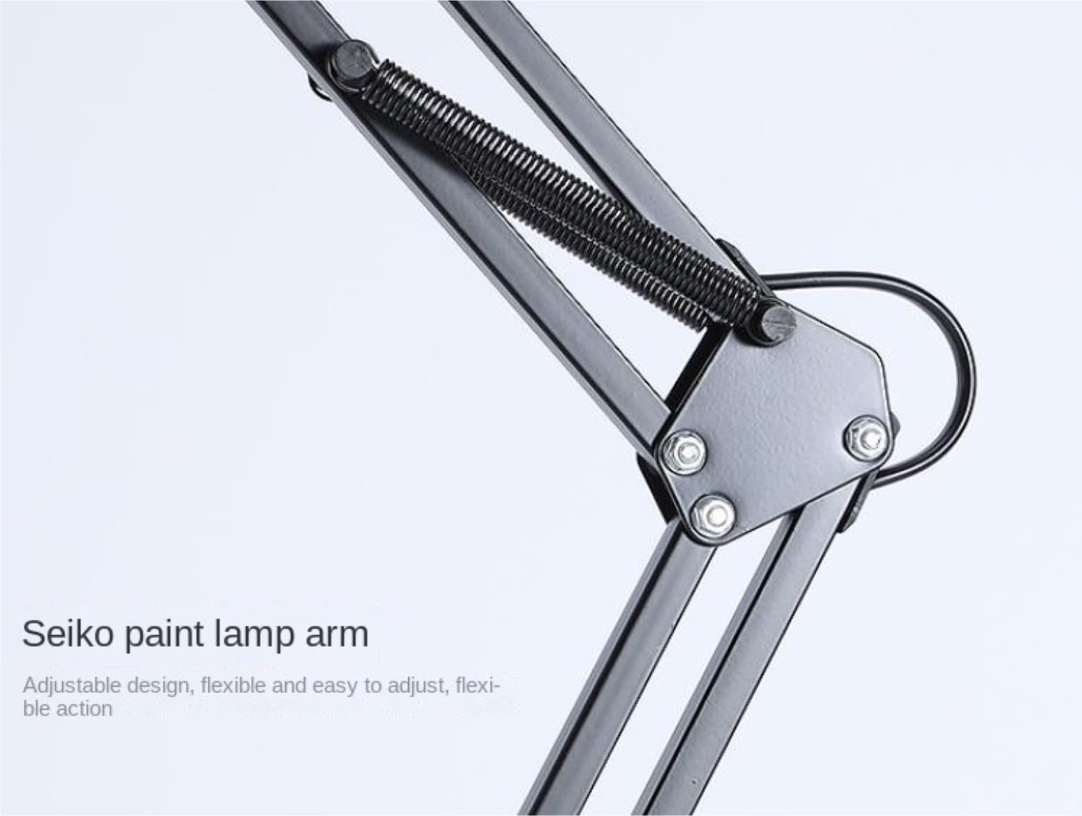 Lámpara De Lectura para Estudio Lámpara De Escritorio De Metal con Brazo Oscilante Ajustable For Dormitorio, Estudio Y Oficina. Lámparas(Pink)