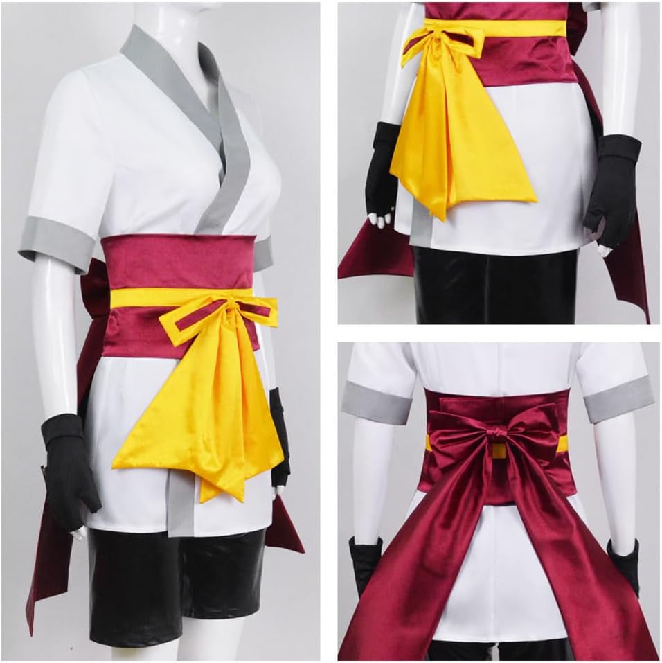 Female Cosplay Costume Kimono Uniform Outfits Halloween Full Set 7PCS