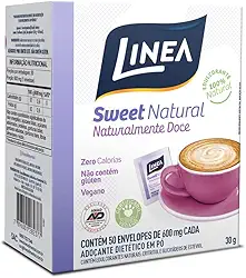 Linea Adoçante em Pó Sweet Natural 50 sachês