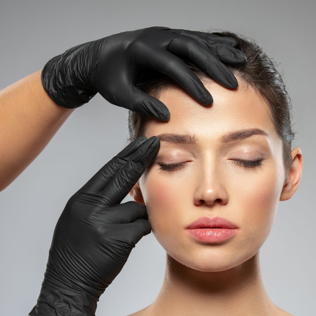 Shamrock Nitrile Black Disposable Gloves - 6 mil, Latex-Free, Powder-Free, Non-Medical Use