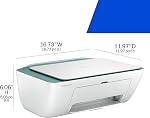HP Desket 2942 Bristol Blue Wireless All-in-One Color Inkjet Printer, Scanner, Copier, Best-for-Home, 3 Month Instant Ink Trial Included- AI Enabled (A24HFA)