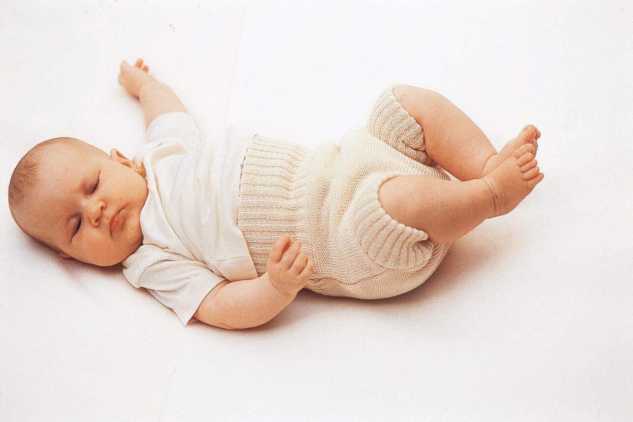 Disana Knitted Nappy cover 62/68 grigio