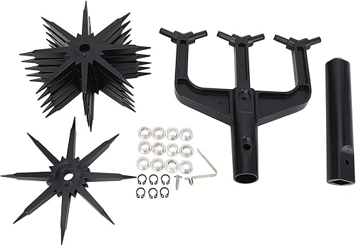 Garden Soil Loosener Rotary Tiller Kuuleyn Garden Rotary Cultivator Abs Plastic Hand Soil Scarifier Manual Tiller Gardening Tool