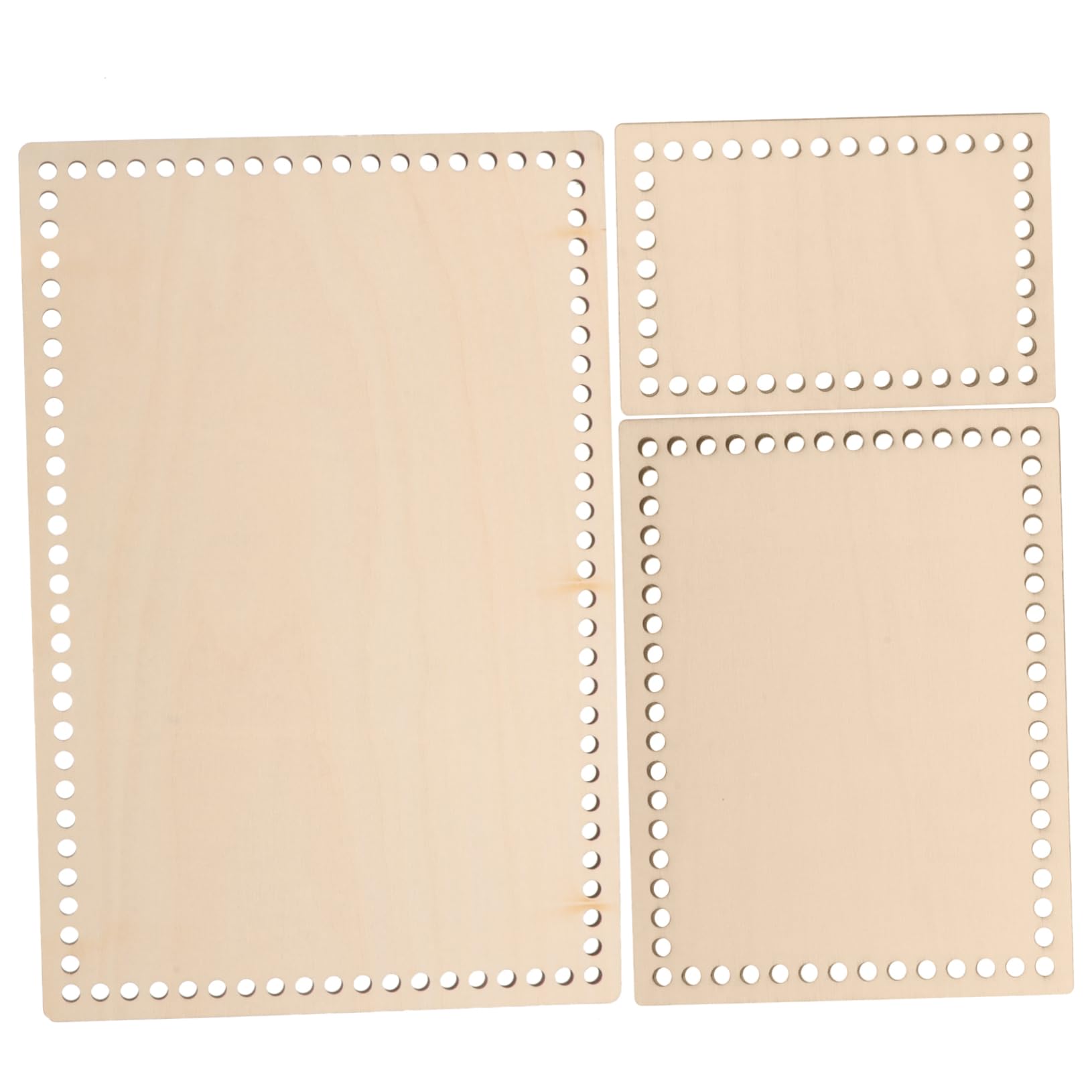 Housoutil Mini Embroidery Stretch Crochet Basket Base Round Crochet Basket Bases