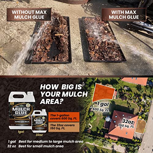 PetraTools Mulch Glue, Mulch Binder Glue, Small Gravel Binder, Landscape Adhesive, Small Gravel