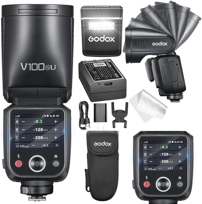 Amazon.com : GODOX V100 S GODOX Flash for Sony – Global Shutter