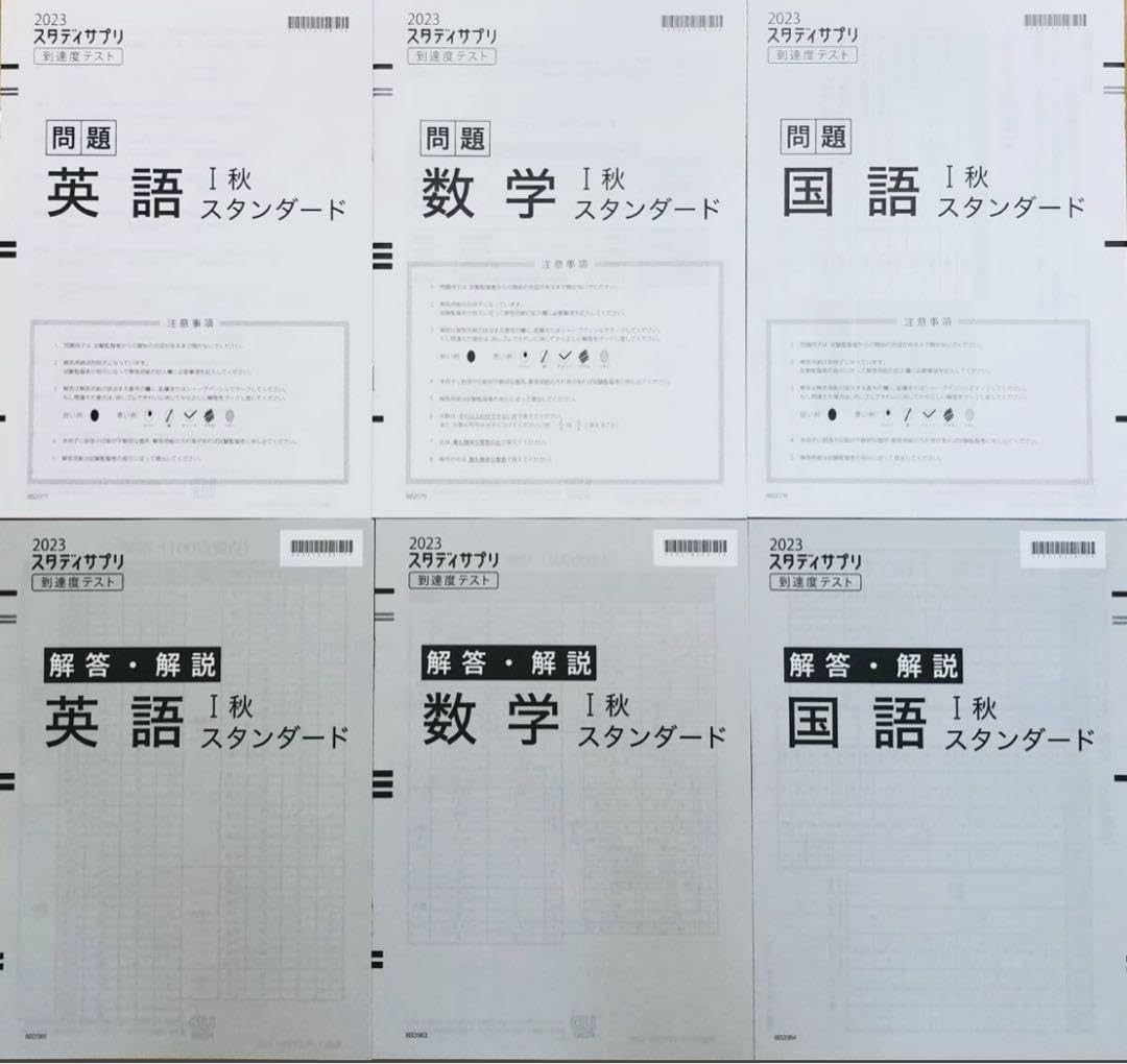 スタディサプリ到達度テスト Ⅰ秋スタンダード２０２３年９月進研模試 N