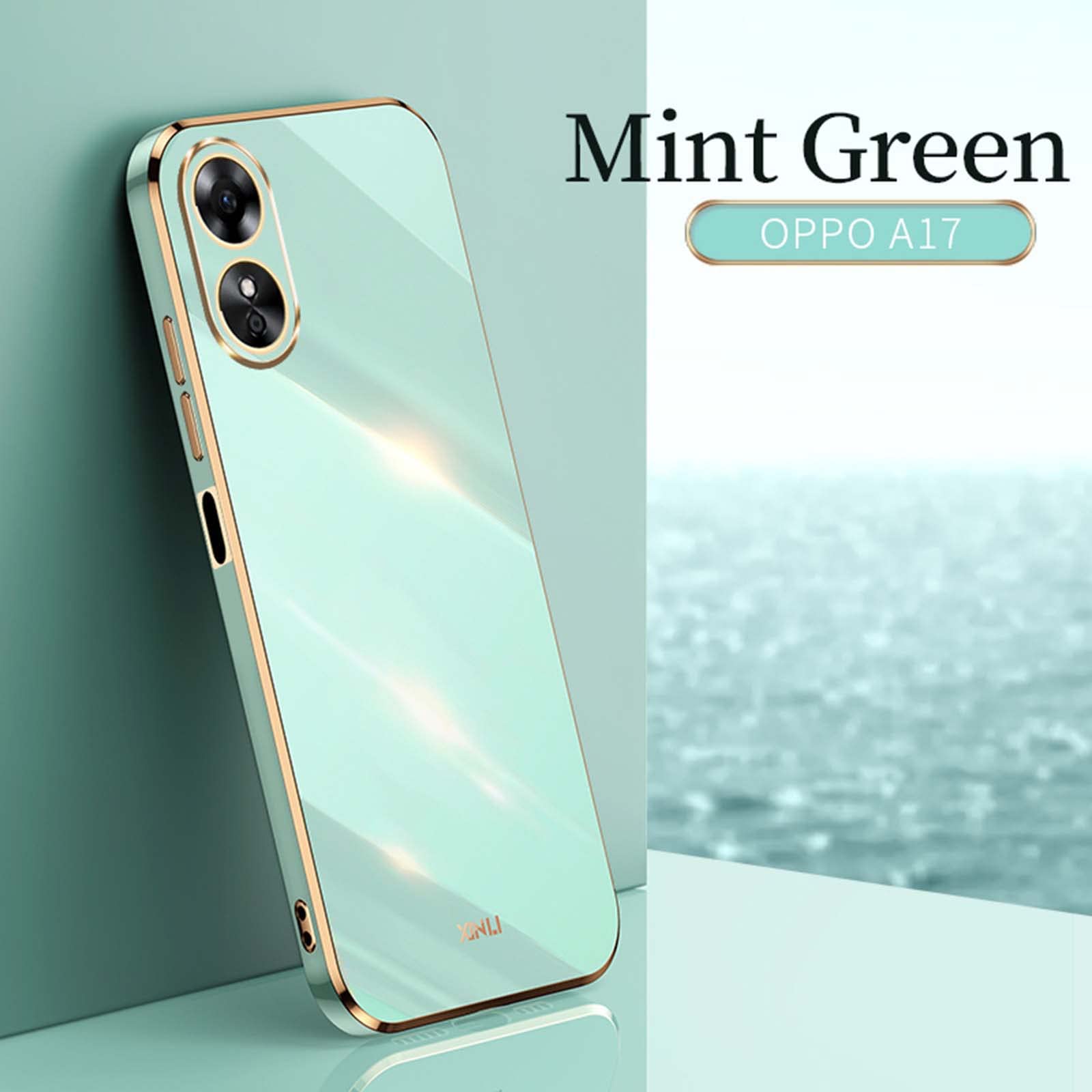 ILING Cover for Oppo A17/Oppo A17K, Ultra-Slim Bulletproof Glass