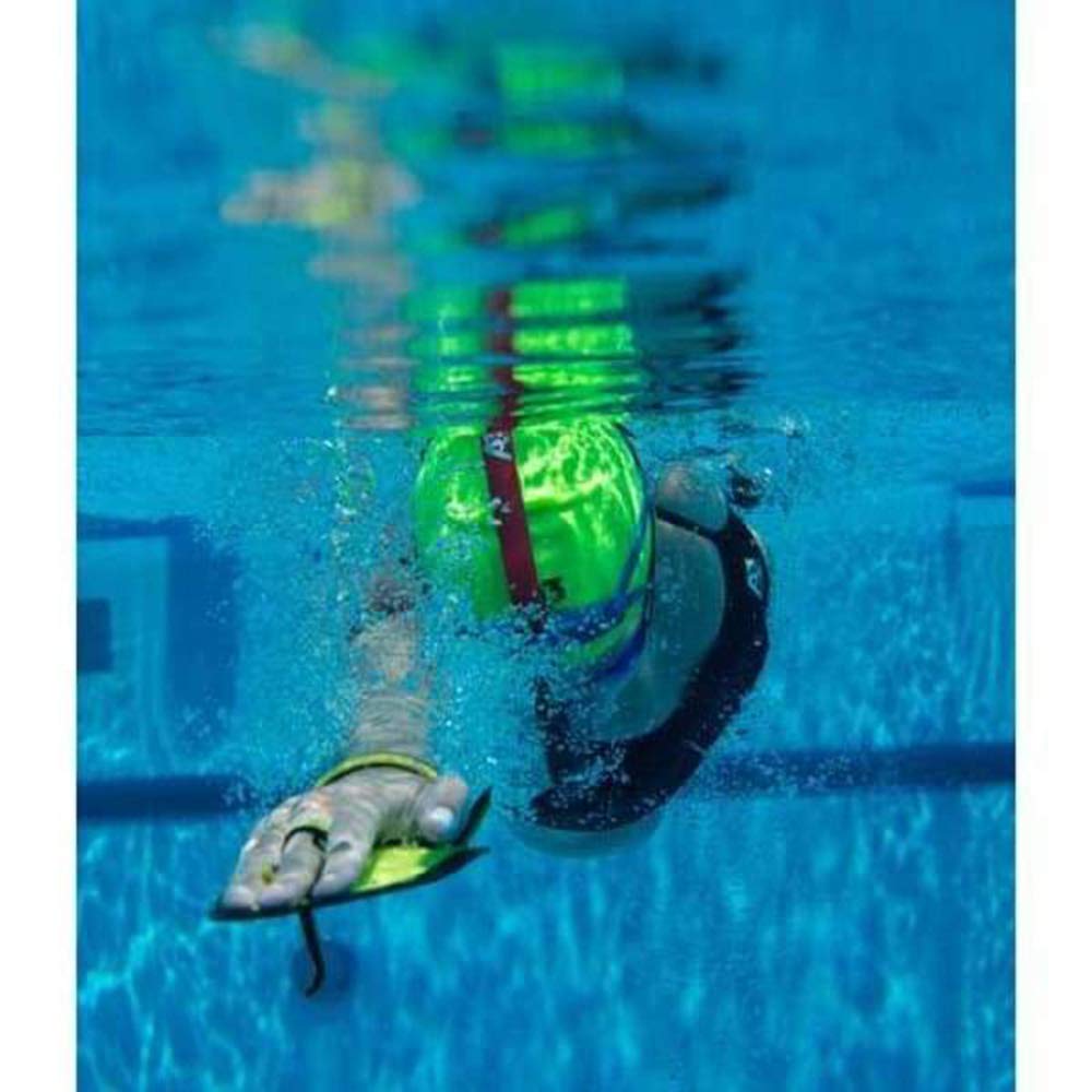 A3 Performance Fusion Paddles - Innovative Shape - Mesh Storage Pouch - Hydrodynamic - Silicone Easy-Adjust Straps.