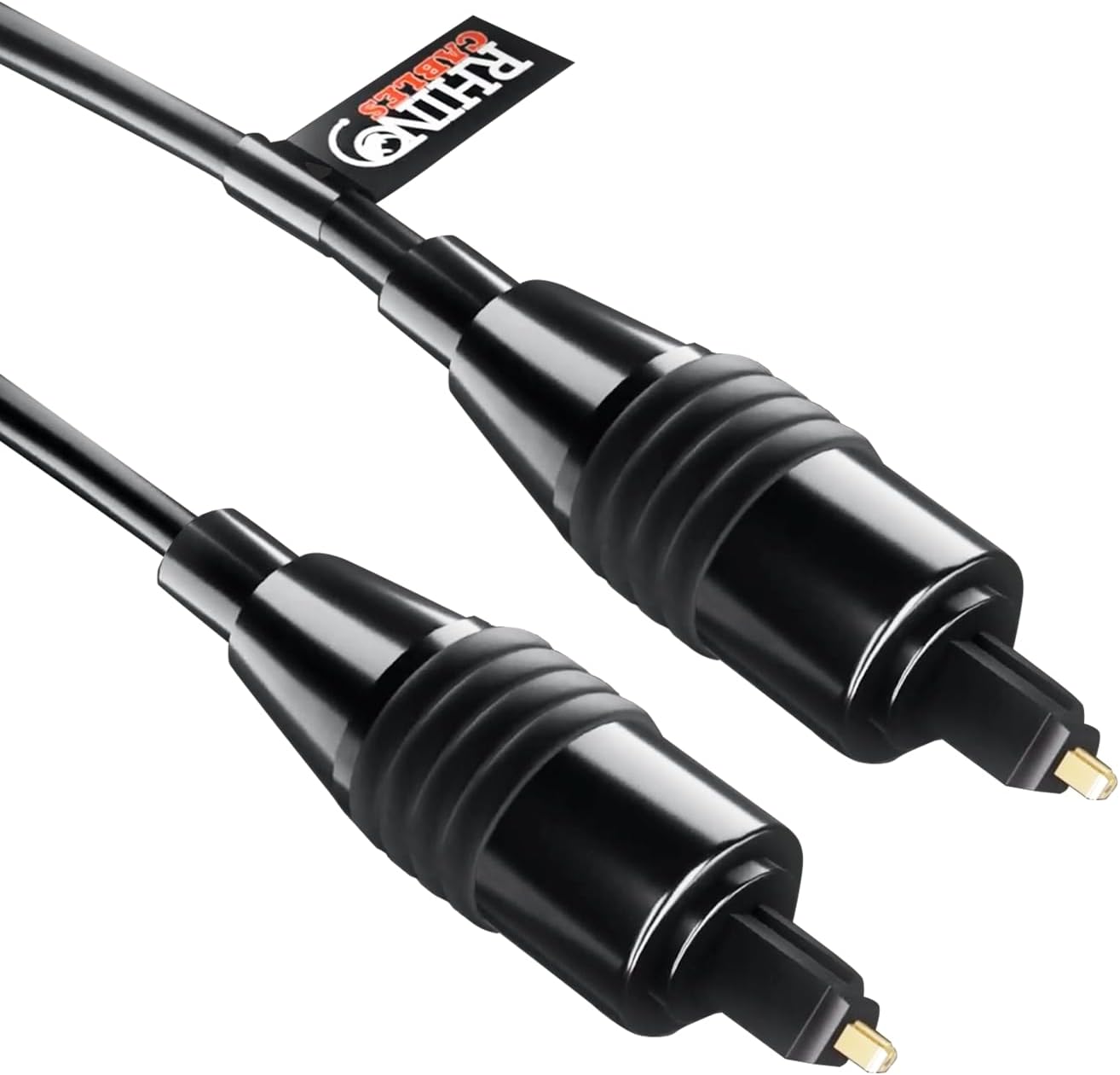 – Toslink Optical Audio Cable with Gold-plated Contacts, Digital Audio Optical Cable for Soundbar to TV, Home Theater or Game Console (2m)