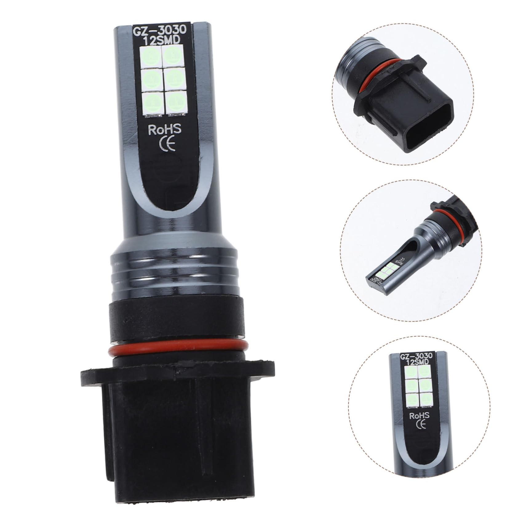 SOLUSTRE 3paia Lampadine Led Fendinebbia Luce Di Lavoro Per Auto Alta Luminosità e Basso Consumo Energetico Per Veicoli Off-road e Atv