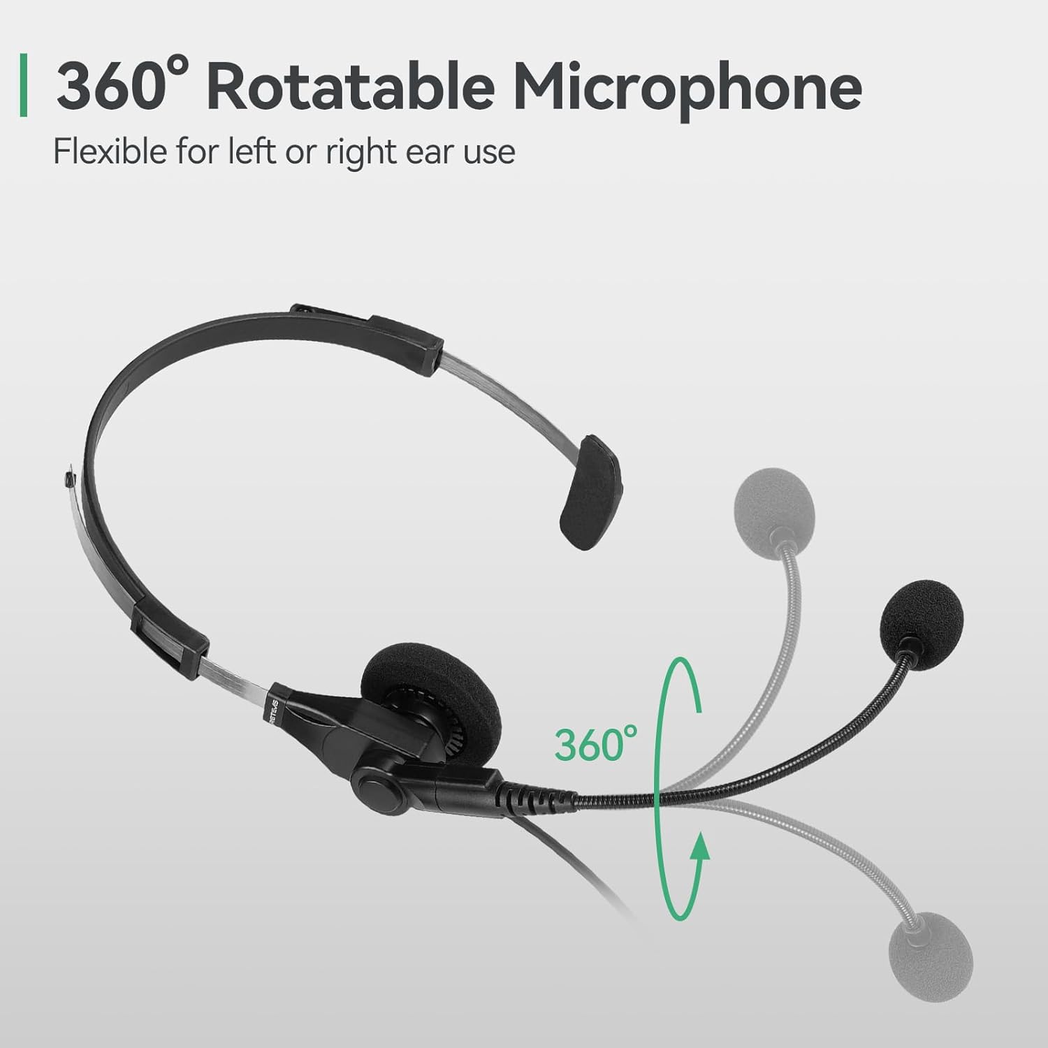 Retevis RT22 Walkie Talkies(2 Pack) with Two Way Radio Headset(2 Pack), Mini 2 Way Radio Rechargeable, VOX Handsfree, Portable, Two-Way Radios Long Range with Earpiece