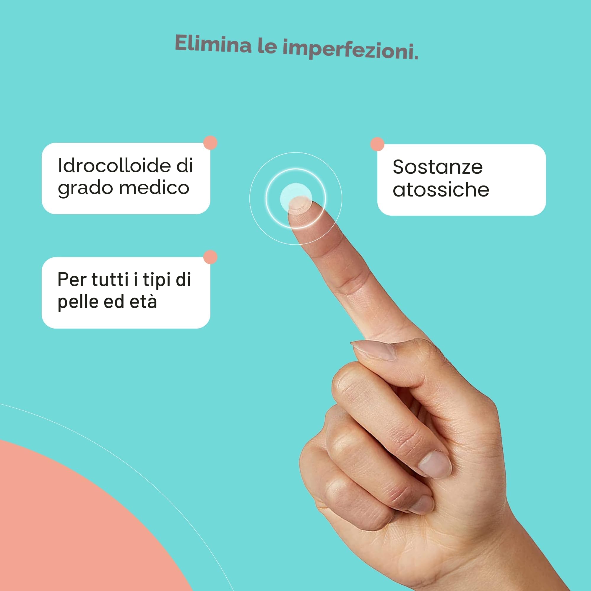 SKIN CHOICE Patch Brufoli – Breakout Pimple Patch Classic – Idrocolloidali Invisibili Cerotti Brufoli Viso, Vegano, Non Testato Sugli Animali, Cura Della Pelle Coreana (75 Cerotti)