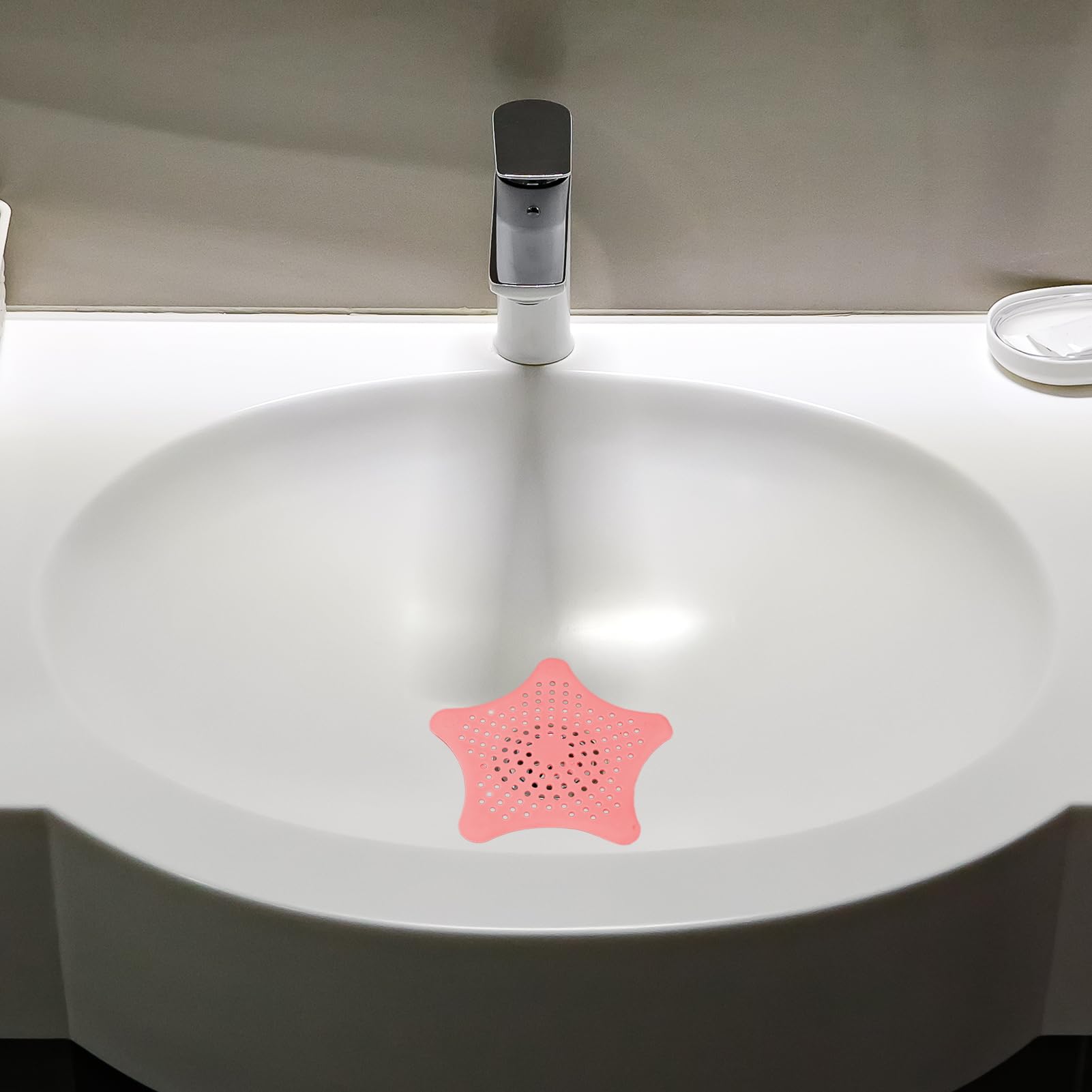 4 Filtri Per Scarico In Silicone - Con Ventose Per Cucina E Bagno