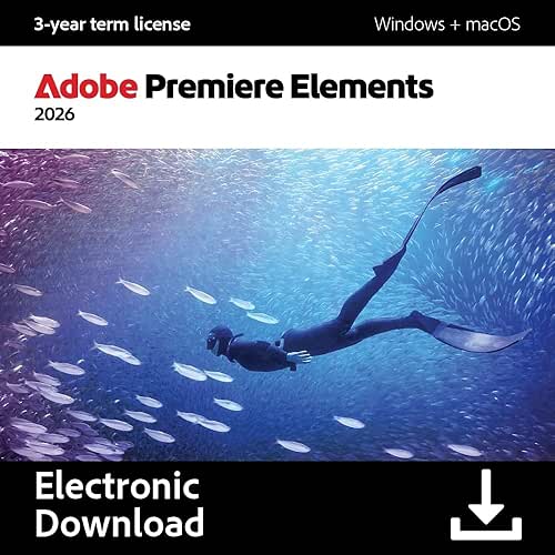 Adobe Premiere Elements 2026 | Software Download | Video Editing