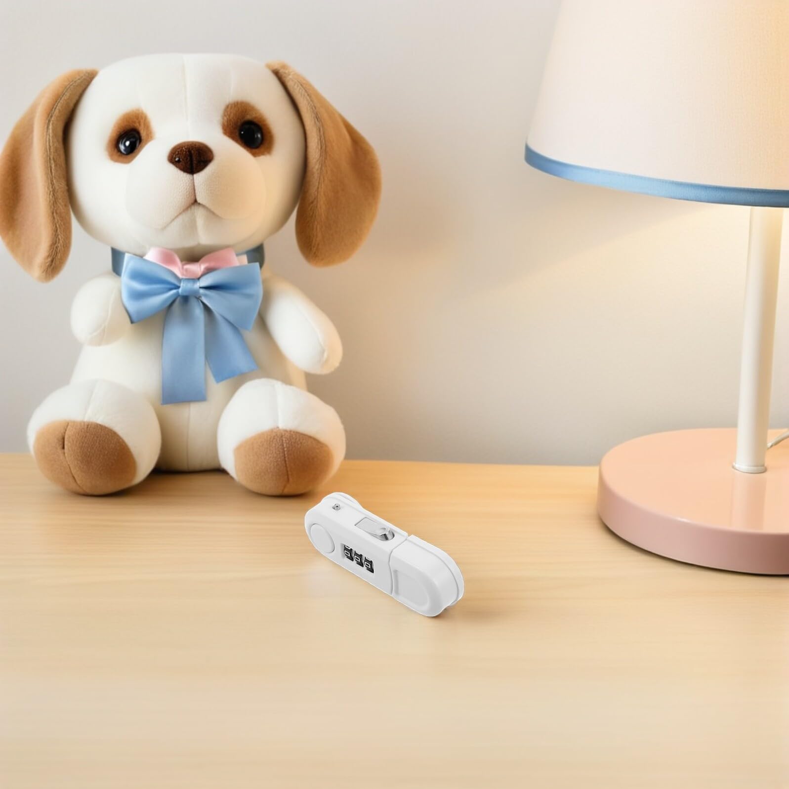 Beaupretty Kindersicherung Zahlenschloss mit Abs Material 2 Stück Einfache Montage ohne Bohren für Kühlschrank und Schranktüren für Küche und Badezimmer