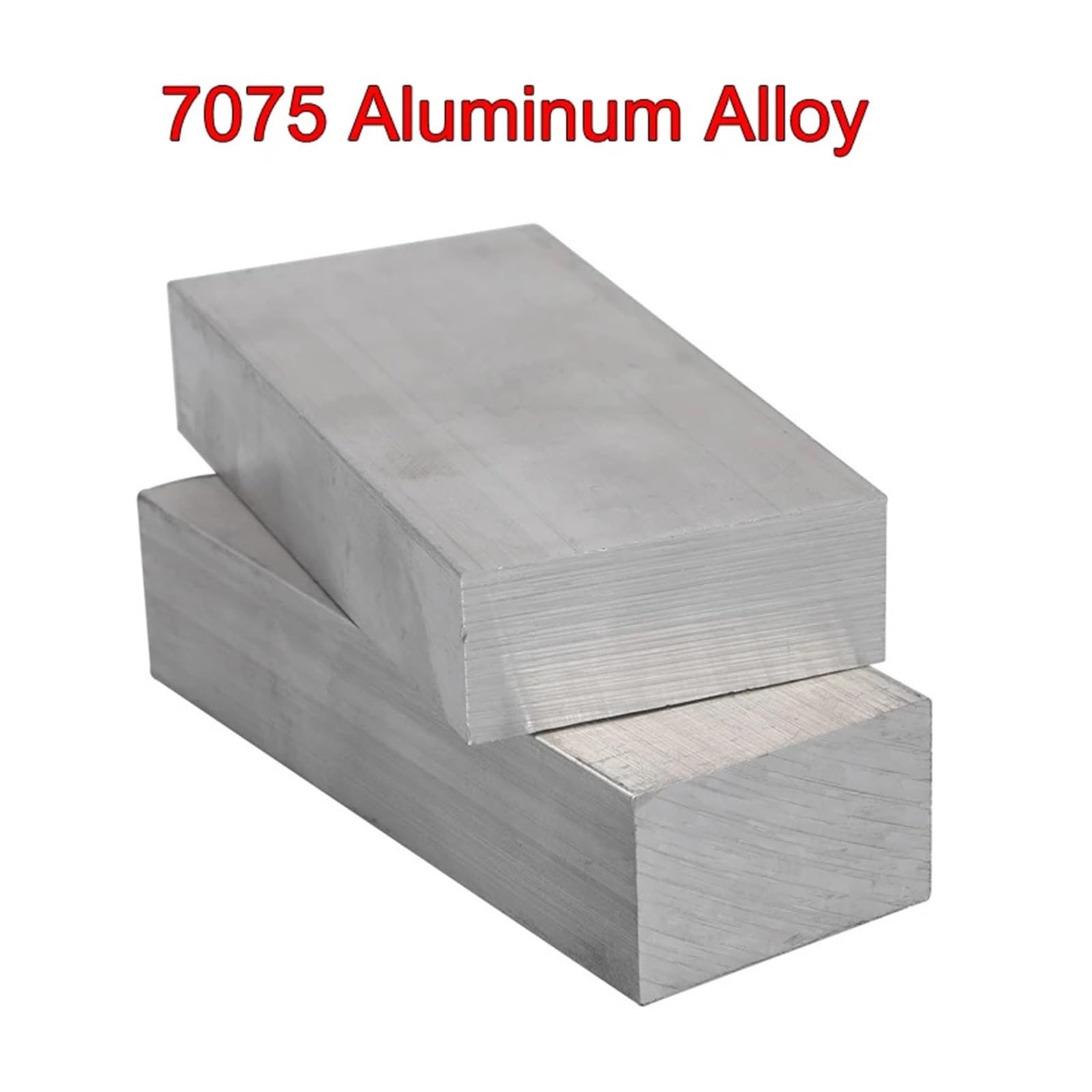 7075 twarda płyta ze stopu aluminium ręcznie wykonana DIY materiał metalowy lotniczy materiał aluminiowy może mieć rozmiar (100 x 100 x 40 mm 1 szt.)