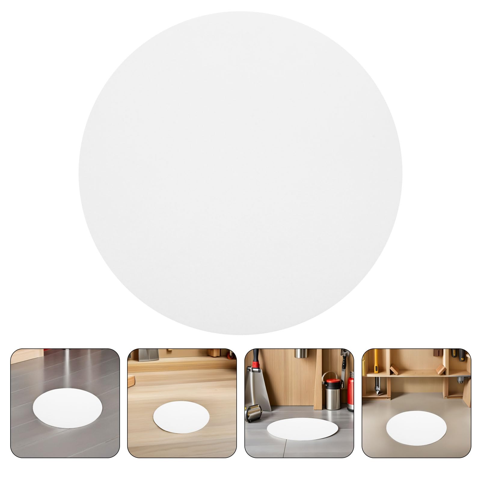 2pcs Disque Diffuseur Suspendre Rond en Acrylique 1mm, Plaque de Diffusion LED Blanche pour Éclairage Confortable et Distribution Uniforme, pour Salons