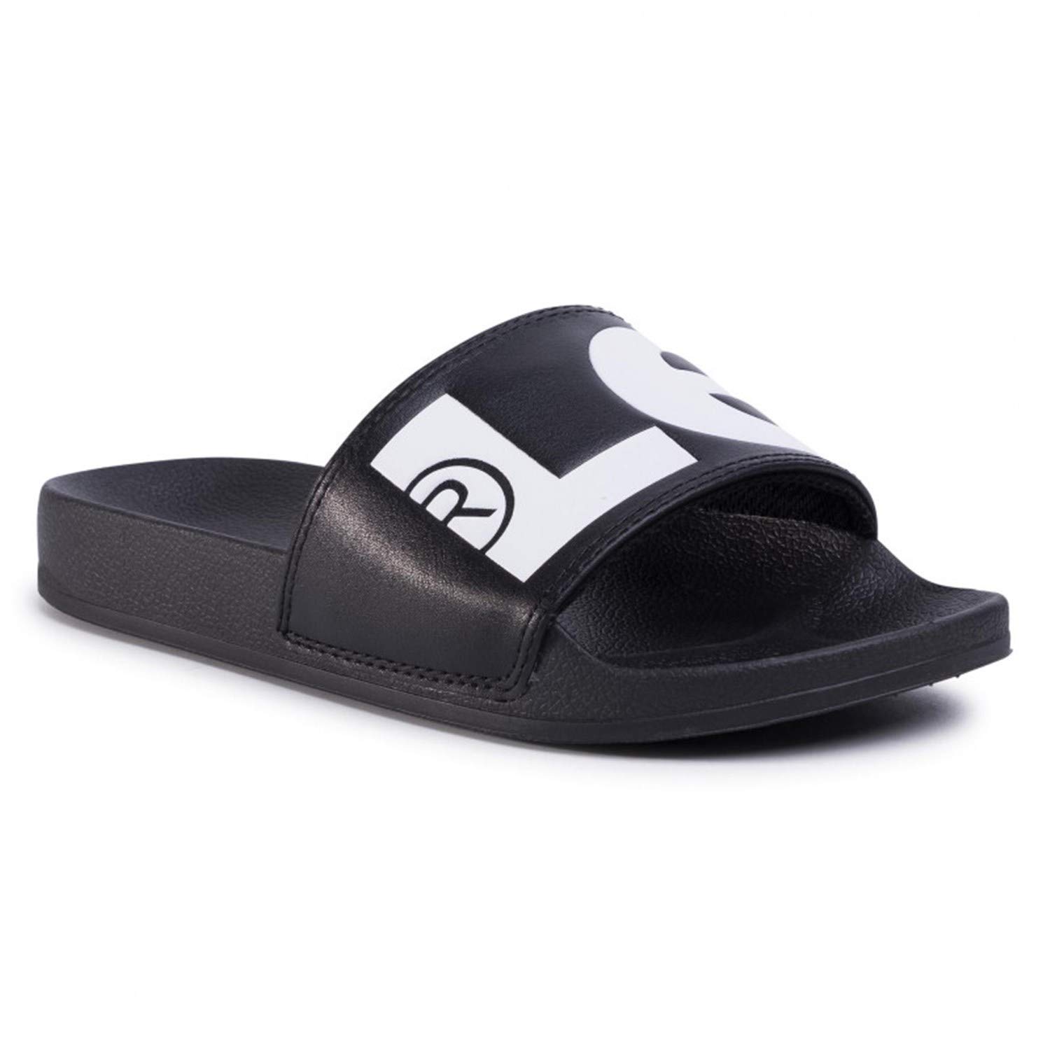 Levi's June L S, Chancletas Mujer, Negro (Regular Black), 38 Eu
