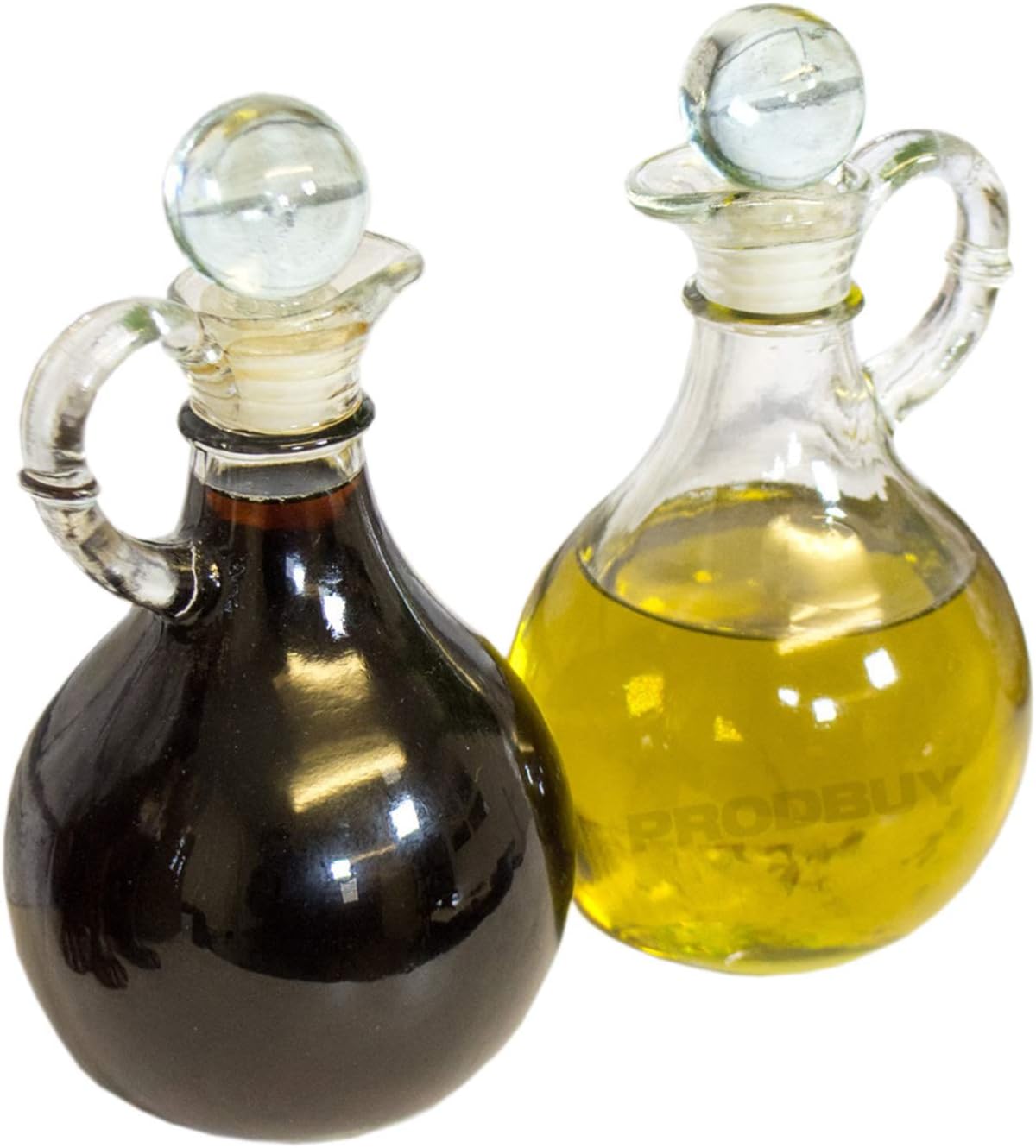 Set of 300ml Glass Oil & Vinegar Bottles Amazon.co.uk Home & Kitchen