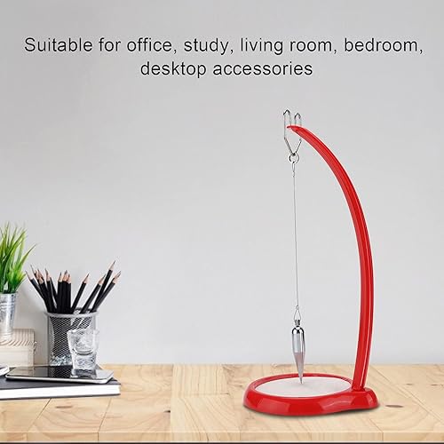 Miniatura 2 de Pssopp Péndulo de arena Pintura de arena Péndulo Gravedad Arena Péndulo Mesa de arena Escritorio Ciencia Educación Juguetes Ornamentos Rojo Arte de