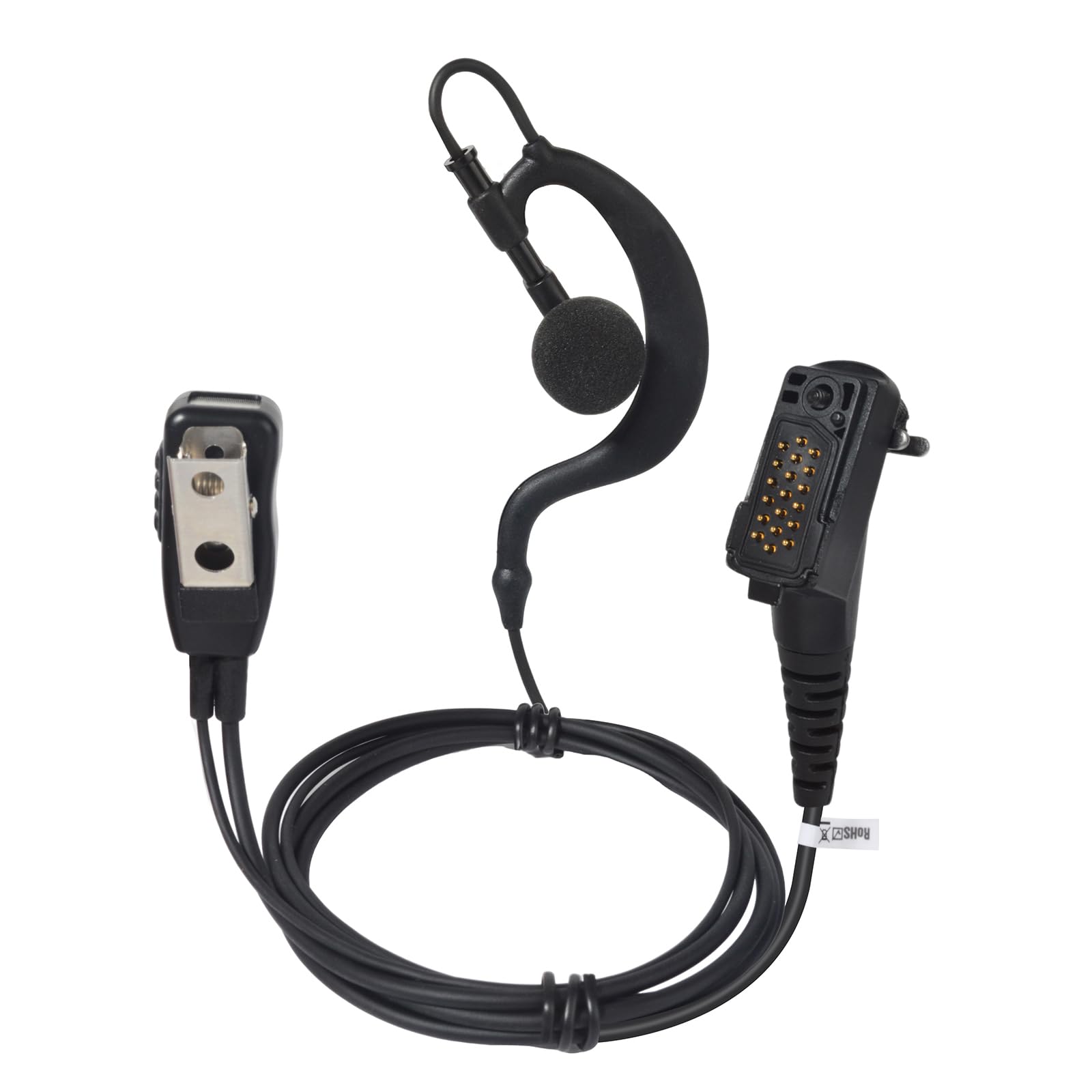 HYS TPH900 Micro-Casque Tubulaire Compatible avec Airbus TPH-900 TETRAPOL (H1-TPH900) - 5