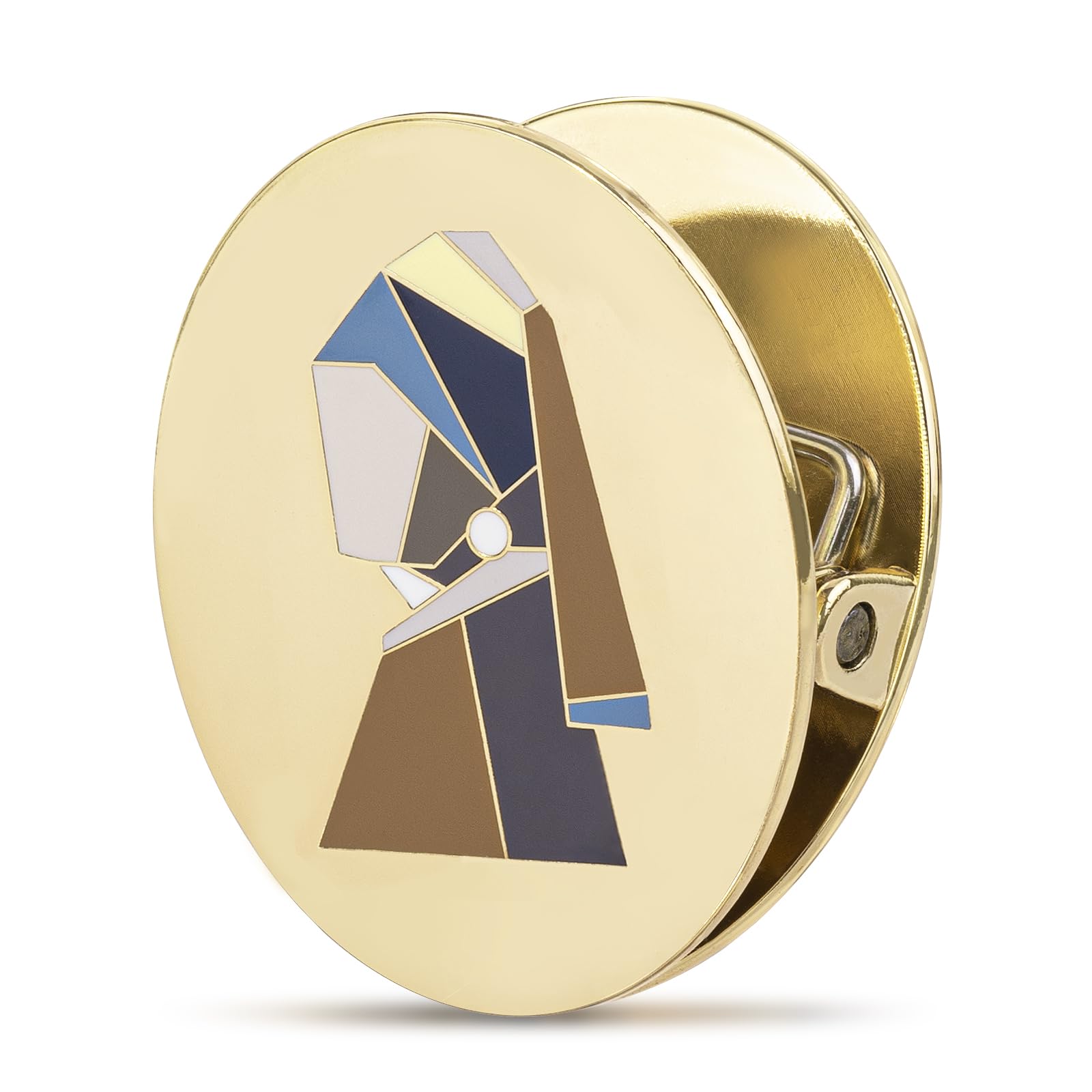 Clip para diario, clip de metal de latón vintage, lindos accesorios para cuaderno de viajeros para planificador, soporte para pági