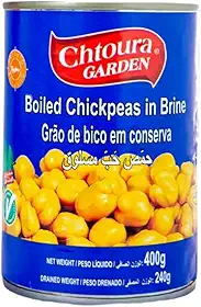 Grão De Bico Em Conserva 400g Chtora Garden